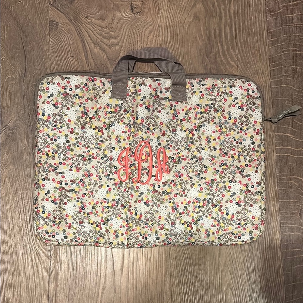 Thirty one - Floral Laptop Sleeve with Monogram